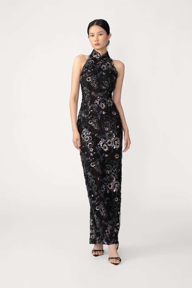 Arielle Embroidered Maxi Dress